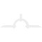 Ekena Millwork Ericson Architectural Grade PVC Gable Bracket, 84"W x 28"H x 2"D x 4"F, 8/12 Pitch GBP084X28X0204ERI00 - alternate 3